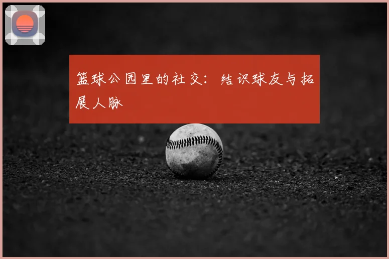 篮球公园里的社交:结识球友与拓展人脉