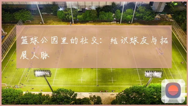 篮球公园里的社交:结识球友与拓展人脉